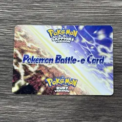 Pokemon LADY ASTRID e-Reader battle-e card Ruby Sapphire Mawile Minun 129-B002 - Image 2