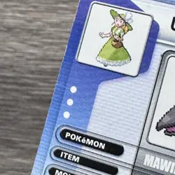 Pokemon LADY ASTRID e-Reader battle-e card Ruby Sapphire Mawile Minun 129-B002 - Image 5