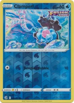 Clamperl - 065/264 - Common - Reverse Holo NM, English Pokemon Fusion Strike - Image 1
