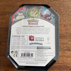 Pokemon Trading Card Game Snorlax Tin Promo Sealed Box English Card Stock Tin - Image 2