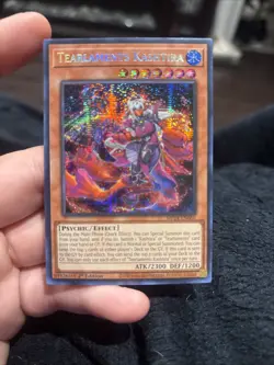 Tearlaments Kashtira MP24-EN066 Secret Rare 1st Edition Yugioh Card Near Mint - Image 1