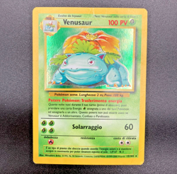 Pokemon Card Venusaur Holo 15/102 Set Base ITA italiano good GD vintage - Image 1