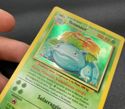 Pokemon Card Venusaur Holo 15/102 Set Base ITA italiano good GD vintage - Image 3