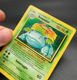 Pokemon Card Venusaur Holo 15/102 Set Base ITA italiano good GD vintage - Image 4