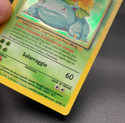 Pokemon Card Venusaur Holo 15/102 Set Base ITA italiano good GD vintage - Image 5