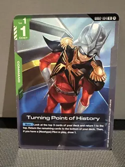 Turning Point Of History Card Game CCG English Gundam TCG GD02-104 - Image 1