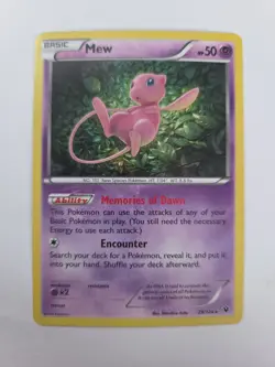 Pokemon Mew Holo Rare TCG Card 29/124 XY Fates Collide 2016 Lp Condition - Image 1
