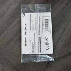 Pokemon GENGAR Promo Holo Card GameStop Exclusive w/ DOUBLE SWIRL 🌀🌀 Sealed - Image 5