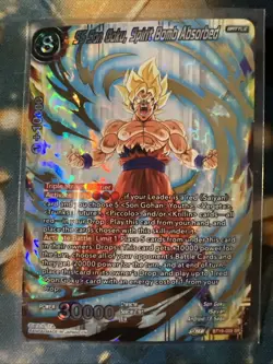 SS Son Goku Spirit Bomb Absorbed BT19 SR Foil Dragon Ball Super Card Game | NM - Image 1
