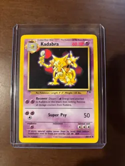 Kadabra 49/110 Legendary Collection Regular Vintage Pokemon Card LP - Image 3