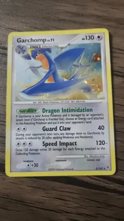 Garchomp 5/147 Platinum Supreme Victors Holo Rare Pokemon Card 2009 - Image 1