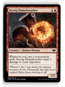 Kessig Flamebreather Innistrad: Crimson Vow 164 NM pokemon card - Image 1