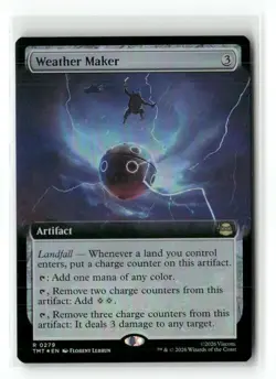 Weather Maker (Extended Art) 0279 TMNT Magic: The Gathering Foil NM - Image 1