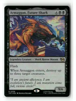 Armaggon, Future Shark 0058 TMNT Magic: The Gathering Foil NM - Image 1