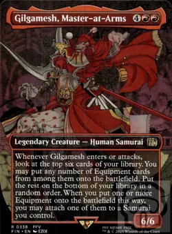 Gilgamesh, Master-at-Arms (Borderless) 338 FINAL FANTASY Magic: The Gathering NM - Image 3