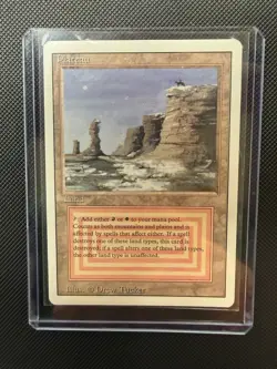 MTG Plateau Revised Dual Land Rare Vintage Magic The Gathering LP/MP - Image 3