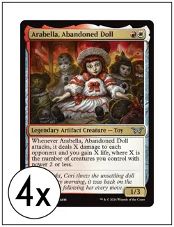 4x Arabella, Abandoned Doll, Magic the Gathering, MTG NM - Image 1