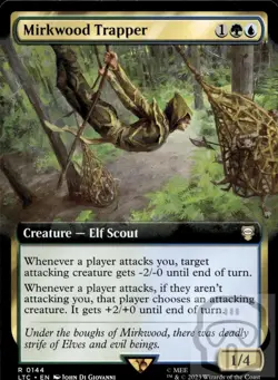 Mirkwood Trapper (Extended Art) 144 Lord of the Rings: MTG NM/M - Image 3
