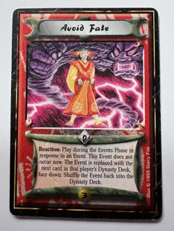 Come Strong! Avoid Fate Legend of the Five Rings (L5R) CCG Rare Imperial Edition - Image 1
