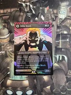 MTG: Magic Marvel's Spider-Man - *Foil* Eddie Brock (Borderless) - Image 1