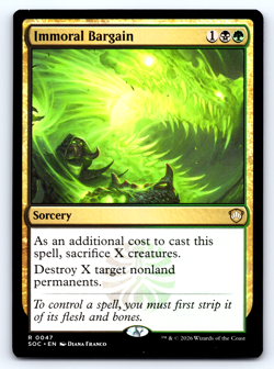 Immoral Bargain - Secrets of Strixhaven Commander - MTG - Image 1
