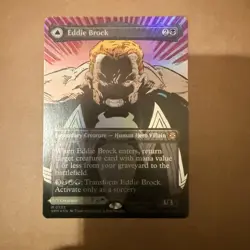 NM Borderless Foil Eddie Brock, MTG, Marvel's Spider-Man, Magic, 233 - Image 5