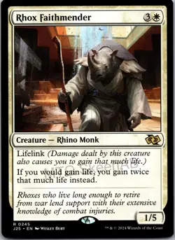 MTG SkeenAB Rhox Faithmender from J25. NM. - Image 1