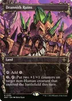 Drannith Ruins - Foil Extended Art Showcase MAT NM MTG - Image 1
