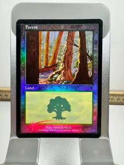 Magic: The Gathering - Forest (Invasion) #348 Common Foil - Lightly Played - Image 1