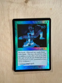 MTG Forbid FOIL - FNM Promo 2022 - DCI Retro Frame - LP - Image 1