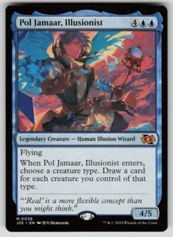 Pol Jamaar, Illusionist (Anime) Normal M Foundations Jumpstart 38 NM - Image 1