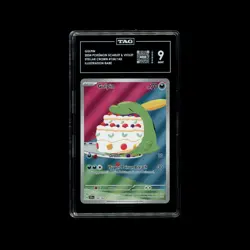 Gulpin 154/142 Pokemon Stellar Crown SIR 2024 Special Illustration Rare TAG 9 - Image 1