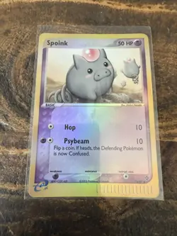 Spoink - Reverse Holo - 74/97 Dragon - Pokemon TCG - 2003 - Image 1