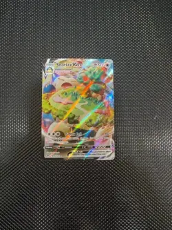 Pokemon Snorlax VMAX 142/202 Swsh01 Sword & Shield Ultra Rare Holo Full Art - Image 1