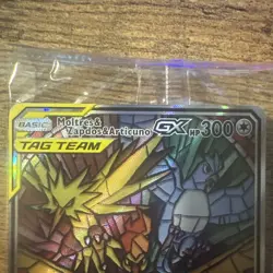 Pokemon Black Star Promo Moltres & Zapdos & Articuno GX SM210 Factory Sealed - Image 3