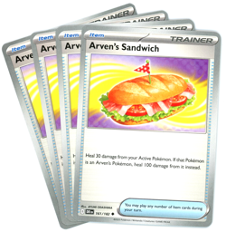 x4 Arven's Sandwich - 161/182 - Destined Rivals - NM/M - Pokemon - English - Image 1