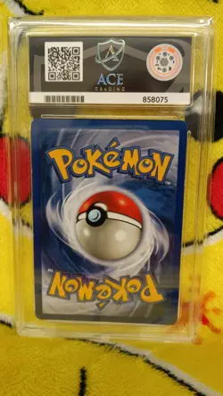 Pokemon Base Set 2 1999-2000 Poliwrath Holo 15/130 Ace Graded 6 EX-MT - Image 3