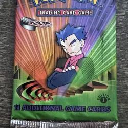 GYM CHALLENGE 1st Edition KOGA Art SEALED Booster Pack Pokemon Card TCG 20.29g - Image 4