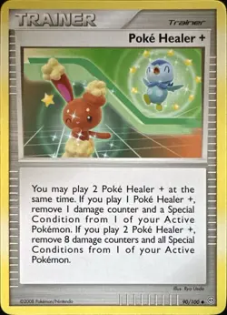 Poke Healer + 90/100 Uncommon Stormfront Pokemon Lightly Played - Image 1