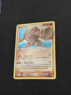 Pokemon Regirock Gold Star EX Legend Maker Ultra Rare Holo - Image 3