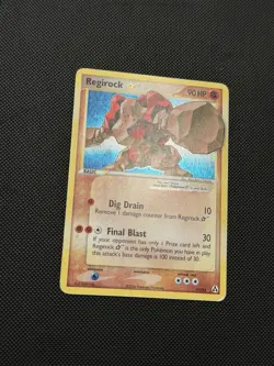Pokemon Regirock Gold Star EX Legend Maker Ultra Rare Holo - Image 4
