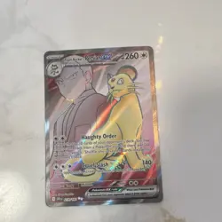 Pokemon Team Rocket's Persian ex Destined Rivals Holo Ultra Rare 260 HP 219/182 - Image 1