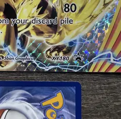 Pokemon TCG Arcanine Break Jumbo XY180 Black Star Gold Promo Holo - Image 2