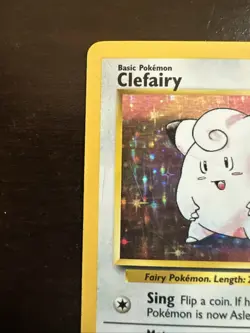 Clefairy 5/102 Holo Rare LP/MP Pokemon TCG WOTC LP/MP - Image 2