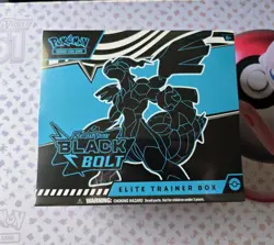 Pokemon TCG Scarlet & Violet Black Bolt Elite Trainer Box ETB Factory Sealed - Image 1