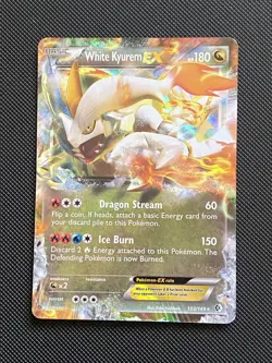 White Kyurem EX - 103/149 | Boundaries Crossed Ultra Rare Pokemon TCG Authentic - Image 1