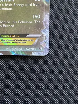 White Kyurem EX - 103/149 | Boundaries Crossed Ultra Rare Pokemon TCG Authentic - Image 4