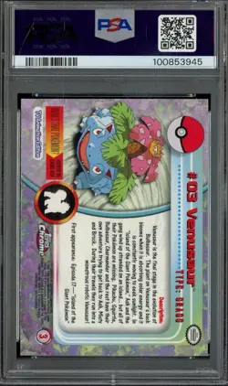Pokemon Topps Chrome Venusaur PSA 10 GEM MINT - Image 2