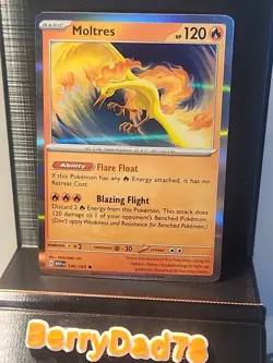 Moltres 146/165 Sv: Scarlet & Violet 151 Holo Pokemon TCG NM - Image 1