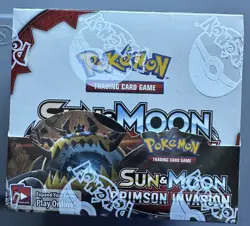 Sealed Pokemon Sun & Moon Crimson Invasion Booster Box - Image 1